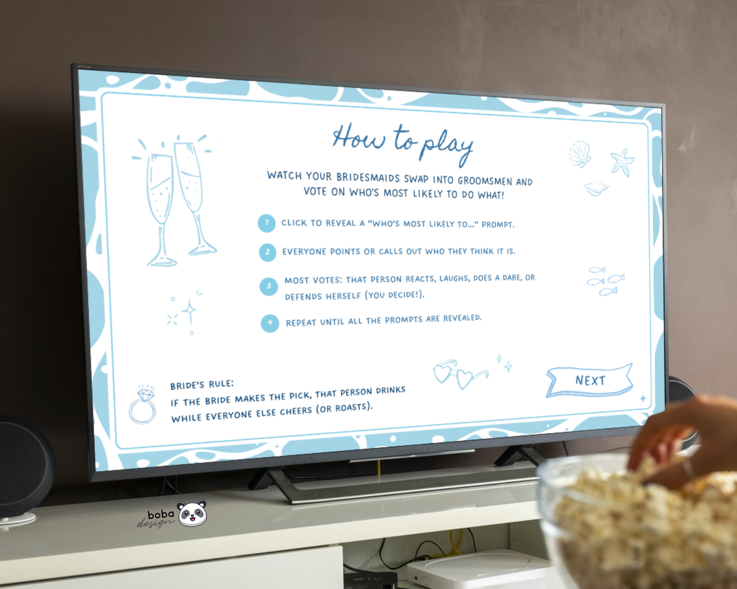 Gender Swap Bachelorette Game – Bridesmaids to Bridesmen (Editable Canva Template)