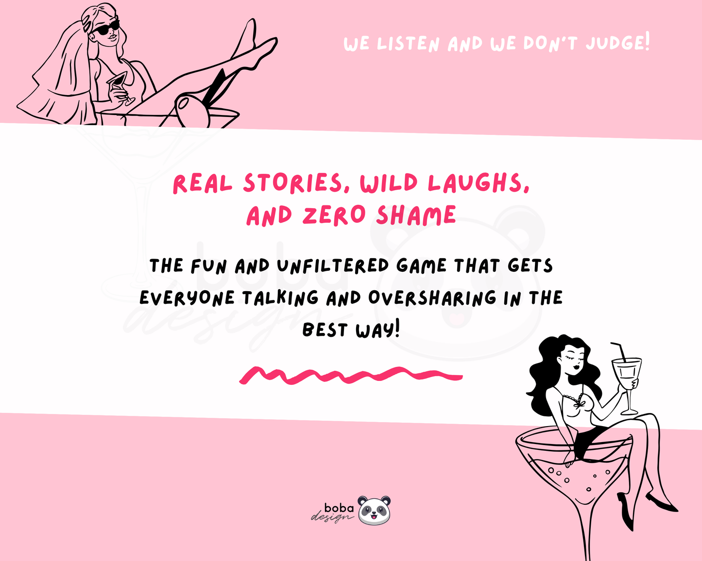 Spill the Tea - Viral TikTok Party Game, Girls Night Confession Cards (Printable)