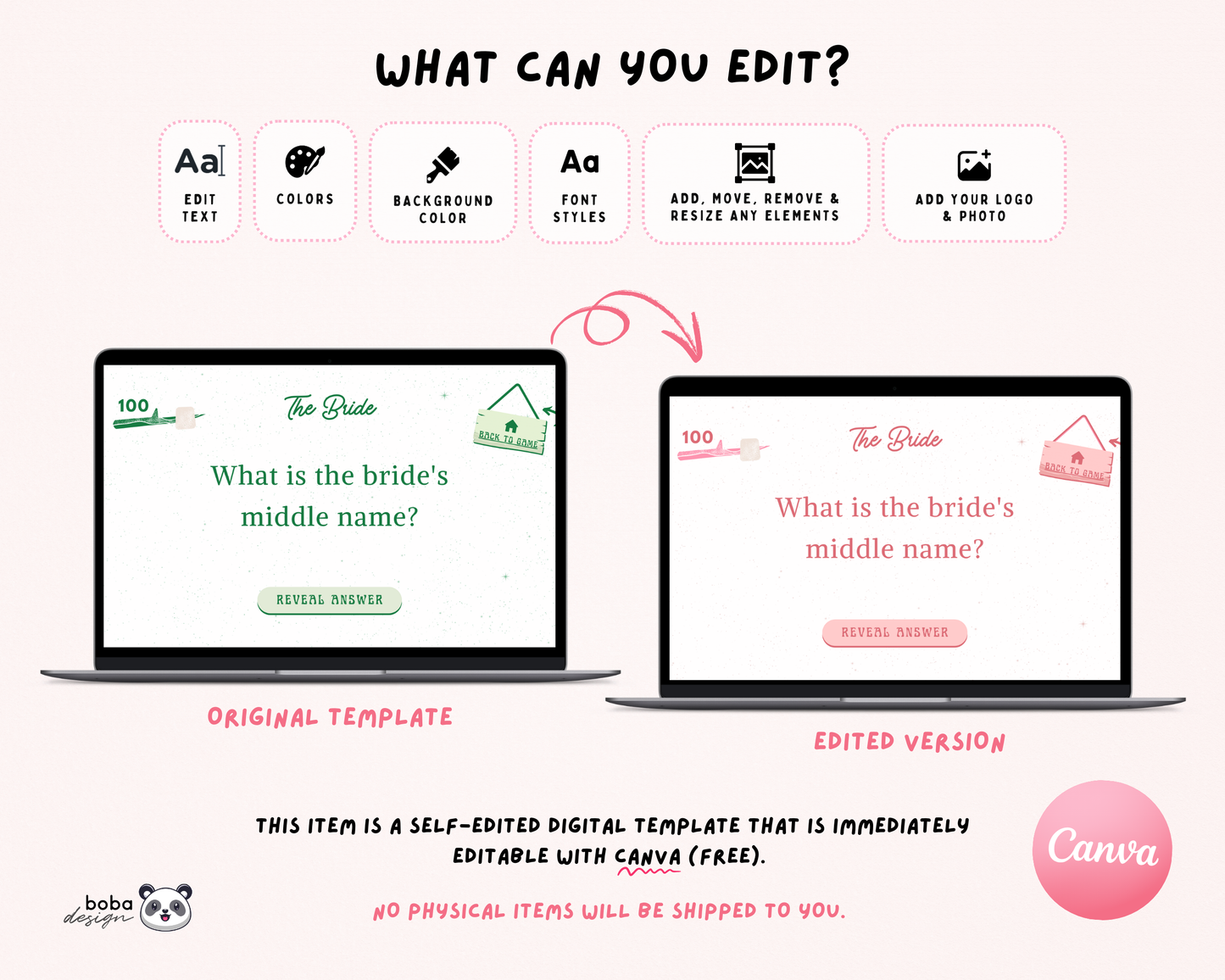 Green Camp Bachelorette Jeopardy Game (Canva Template)