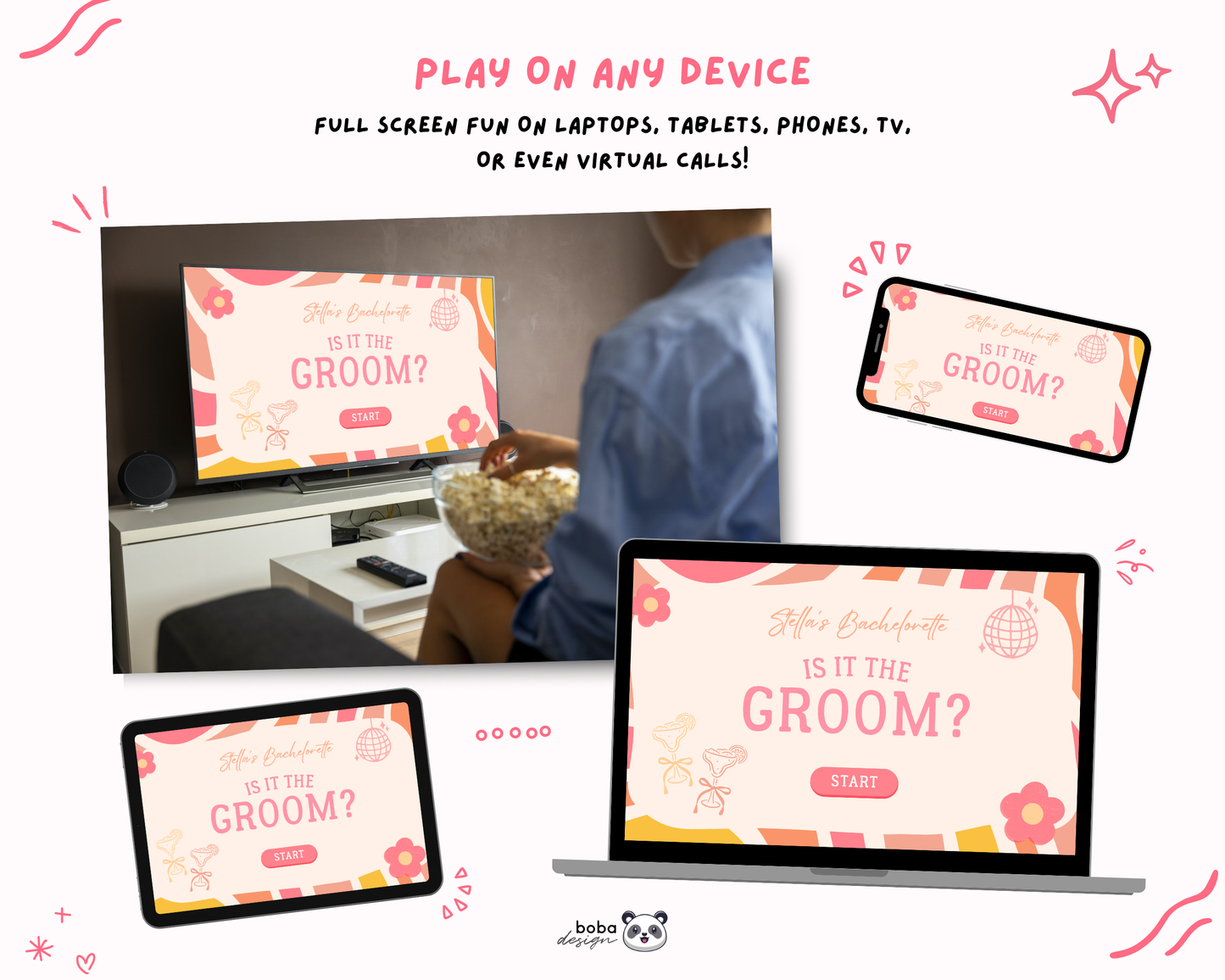 Retro Is it the Groom Bachelorette Party Game