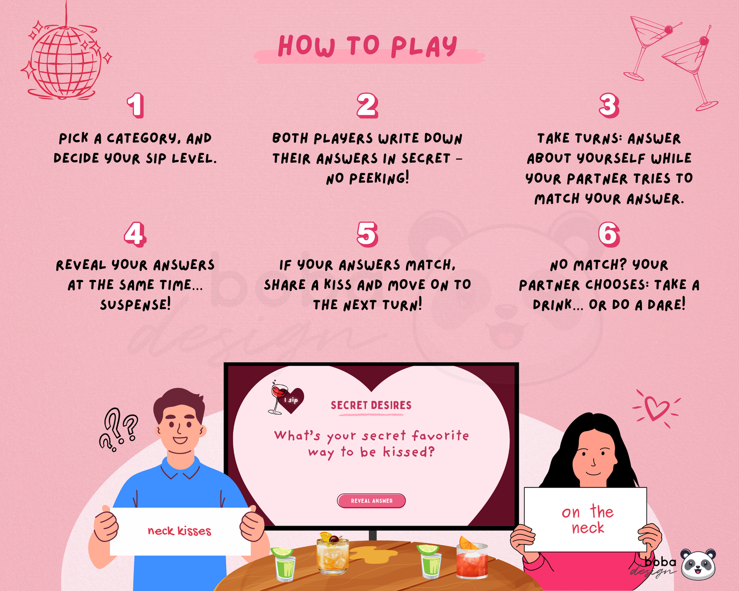 Spicy Couple Trivia Drinking Game – Editable Canva Template for Date Night