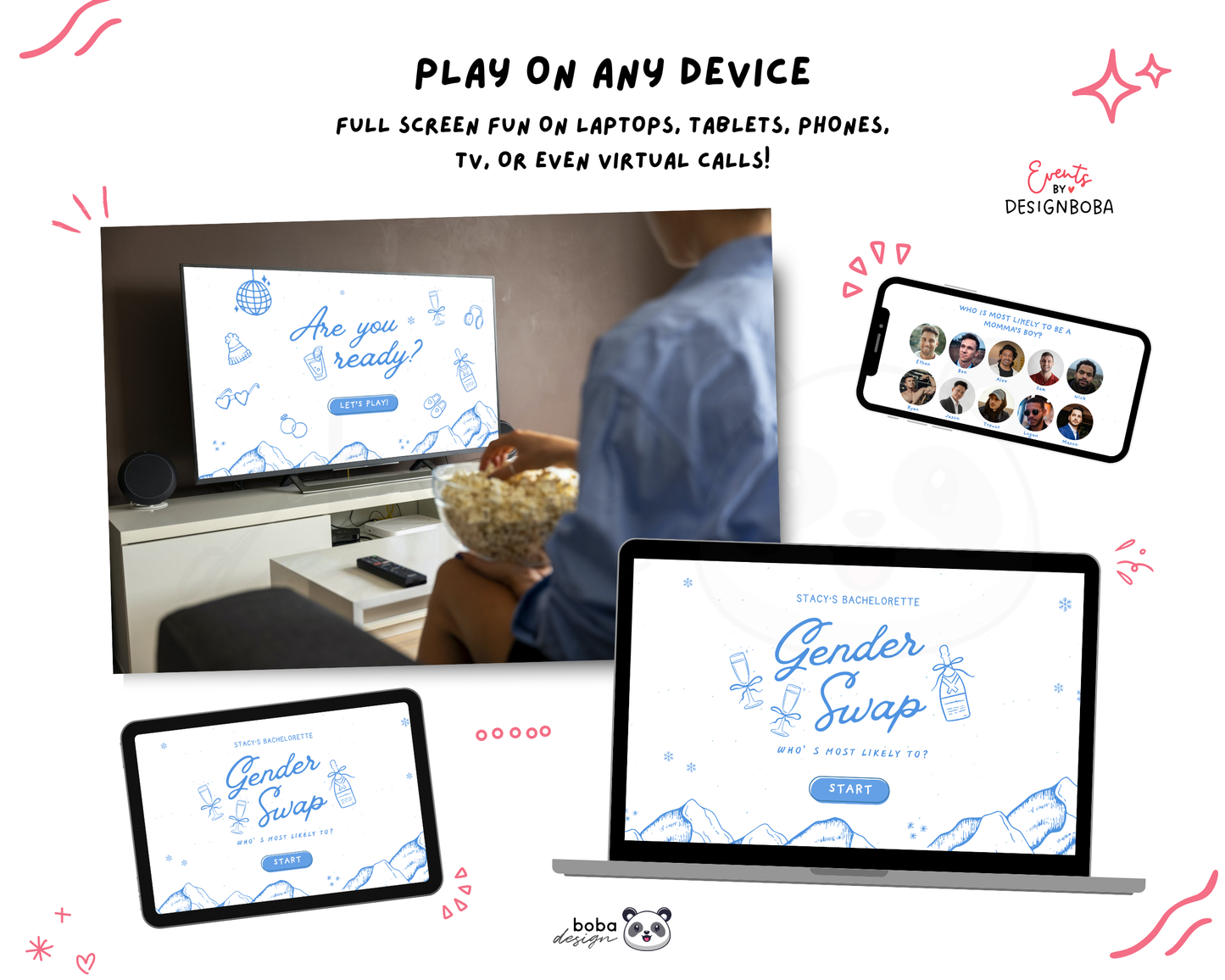 Apres Ski Gender Swap Bachelorette Game – Bridesmaids to Bridesmen