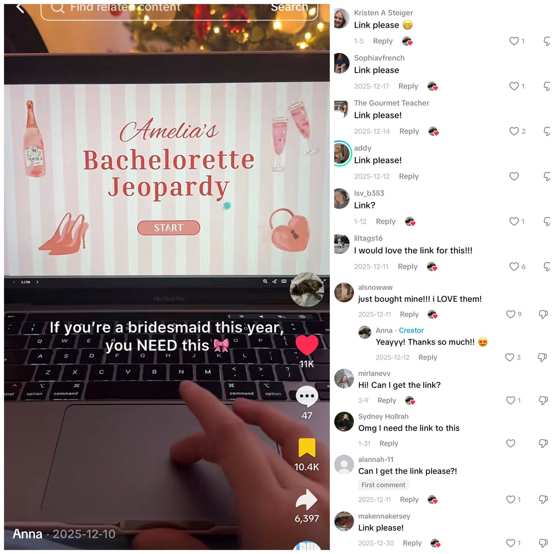Why This Bachelorette Game Has 271K Views on TikTok