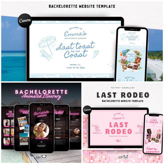 3 Best Bachelorette Itinerary Website Templates for 2026 (So Easy to Use)