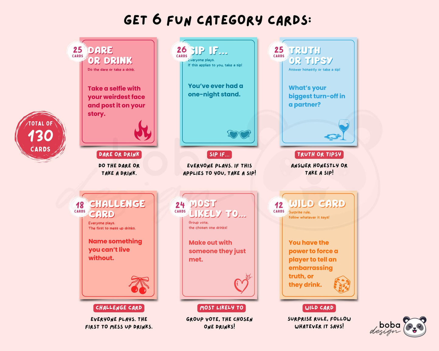 Fun Girls Drinking Game – Printable Ladies Night Party Game