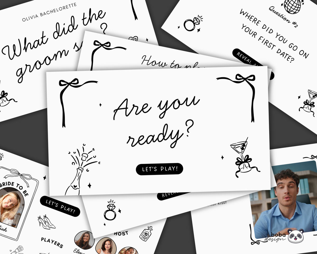 She's Tying The Knot - What Did the Groom Say Game