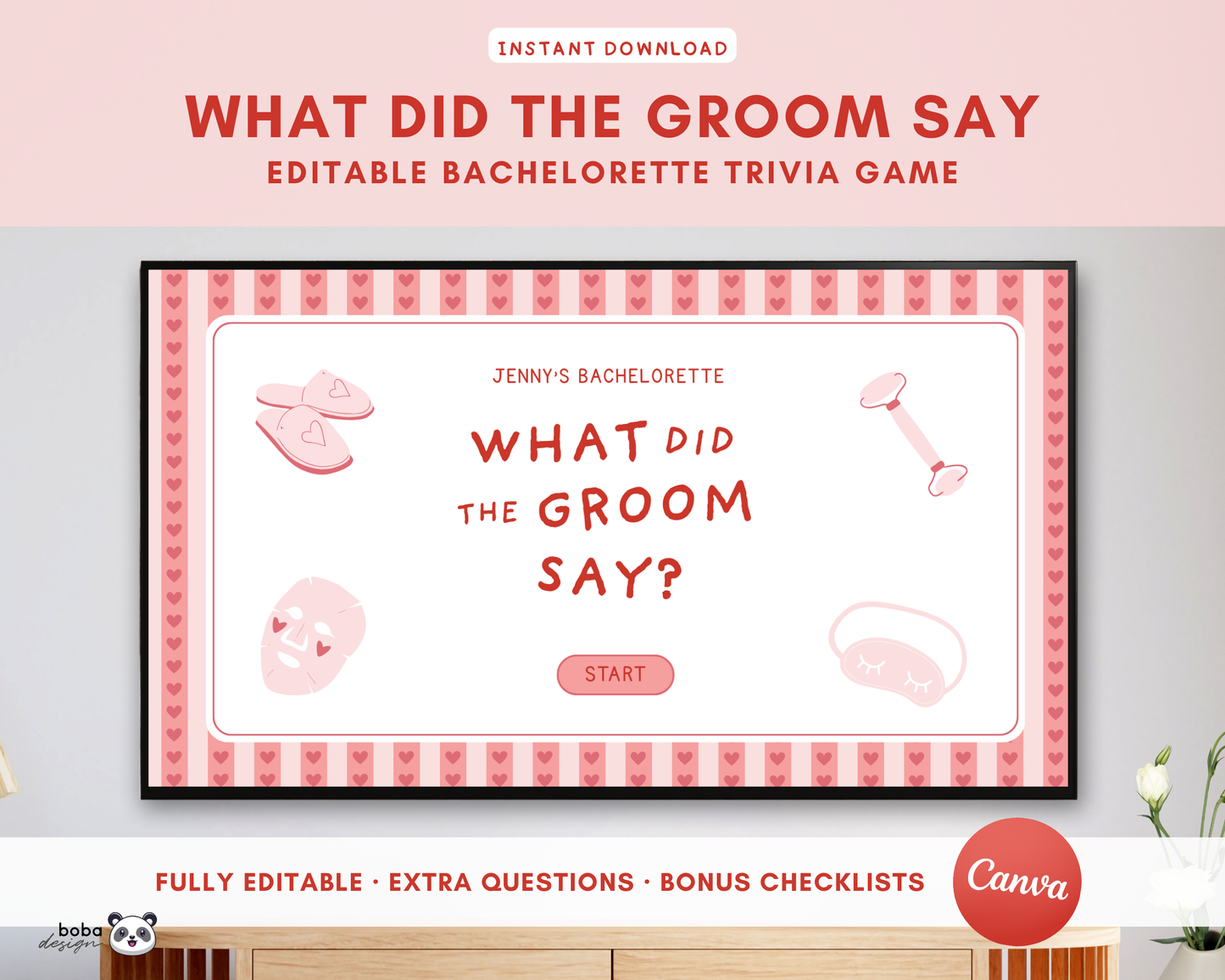 Heart Girls Gone Mild - What Did the Groom Say Game