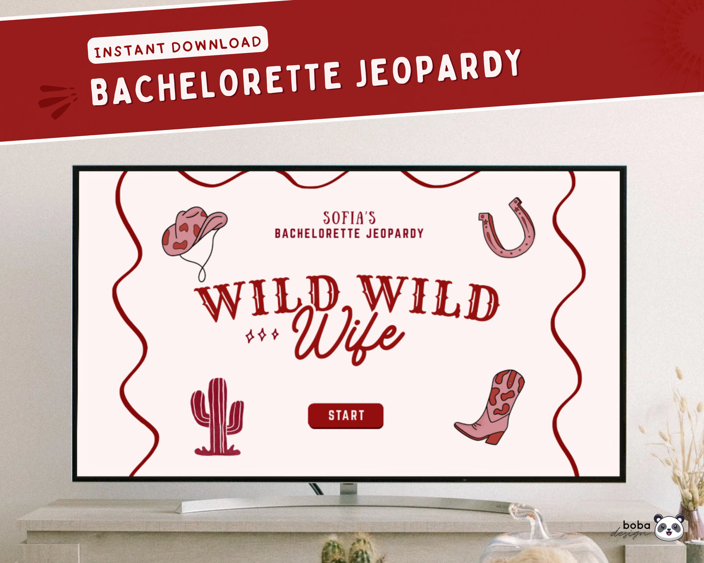 Wild Wild Wife Bachelorette Jeopardy Game