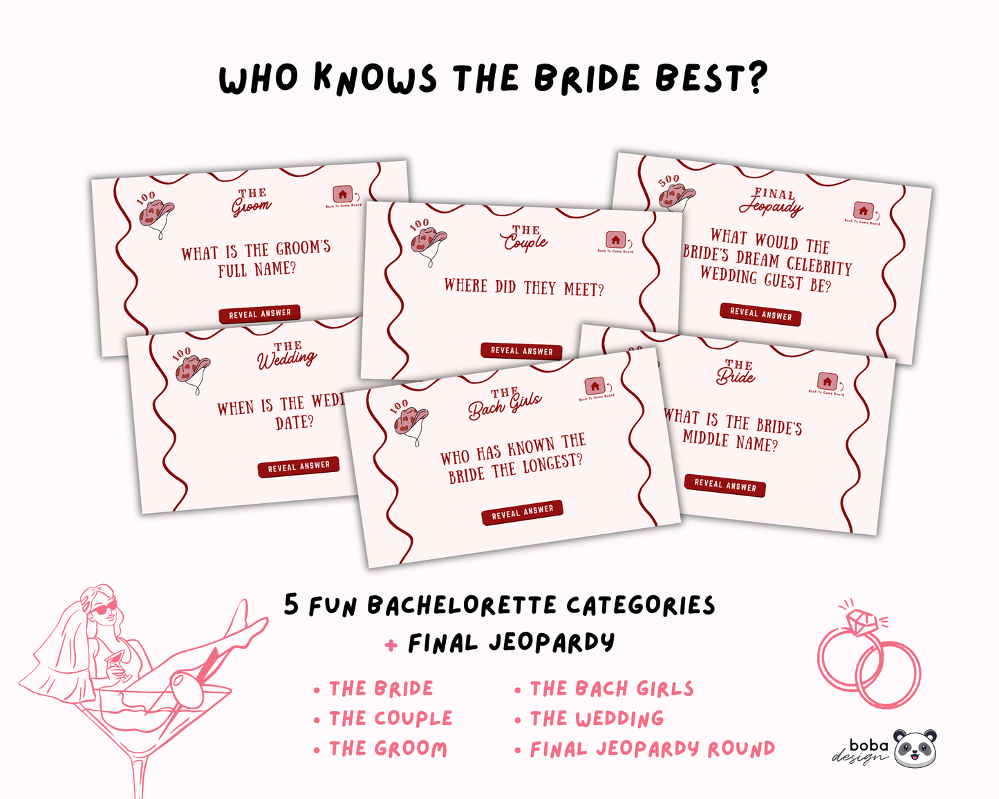 Wild Wild Wife Bachelorette Jeopardy Game