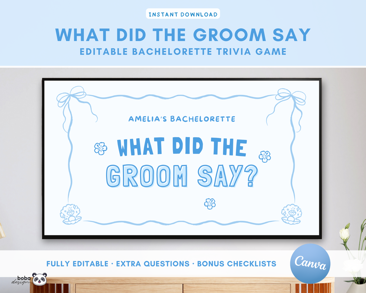 Coastal Cowgirl - What Did the Groom Say Game