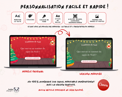 Jeopardy de Noël – Jeu interactif en français pour les fêtes