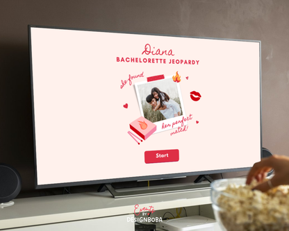 She Found Her Perfect Match – Bachelorette Jeopardy Game (Canva Template)