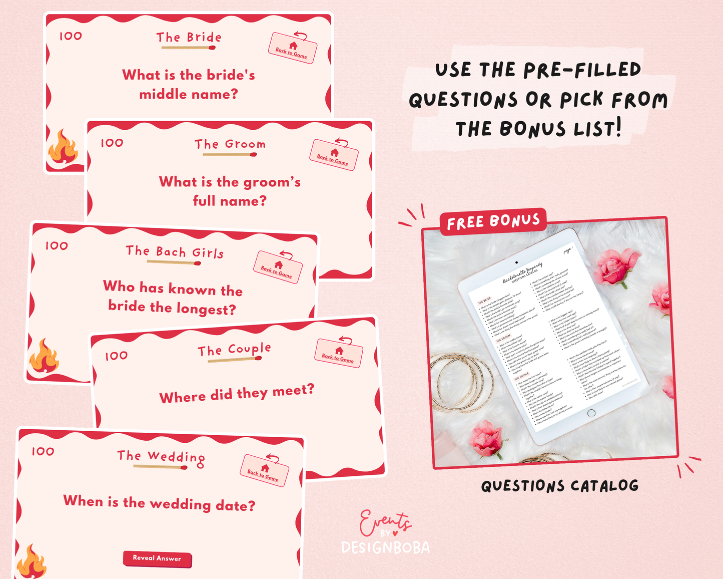 She Found Her Perfect Match – Bachelorette Jeopardy Game (Canva Template)