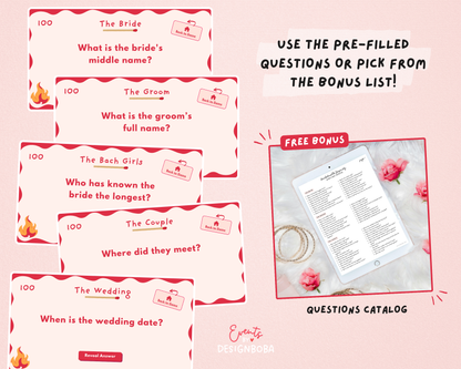 She Found Her Perfect Match – Bachelorette Jeopardy Game (Canva Template)