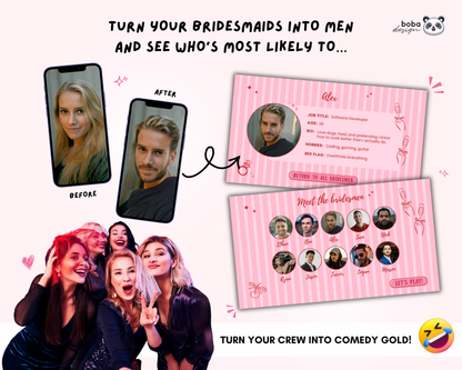Pinky Stripes Gender Swap Most Likely To Bachelorette Game