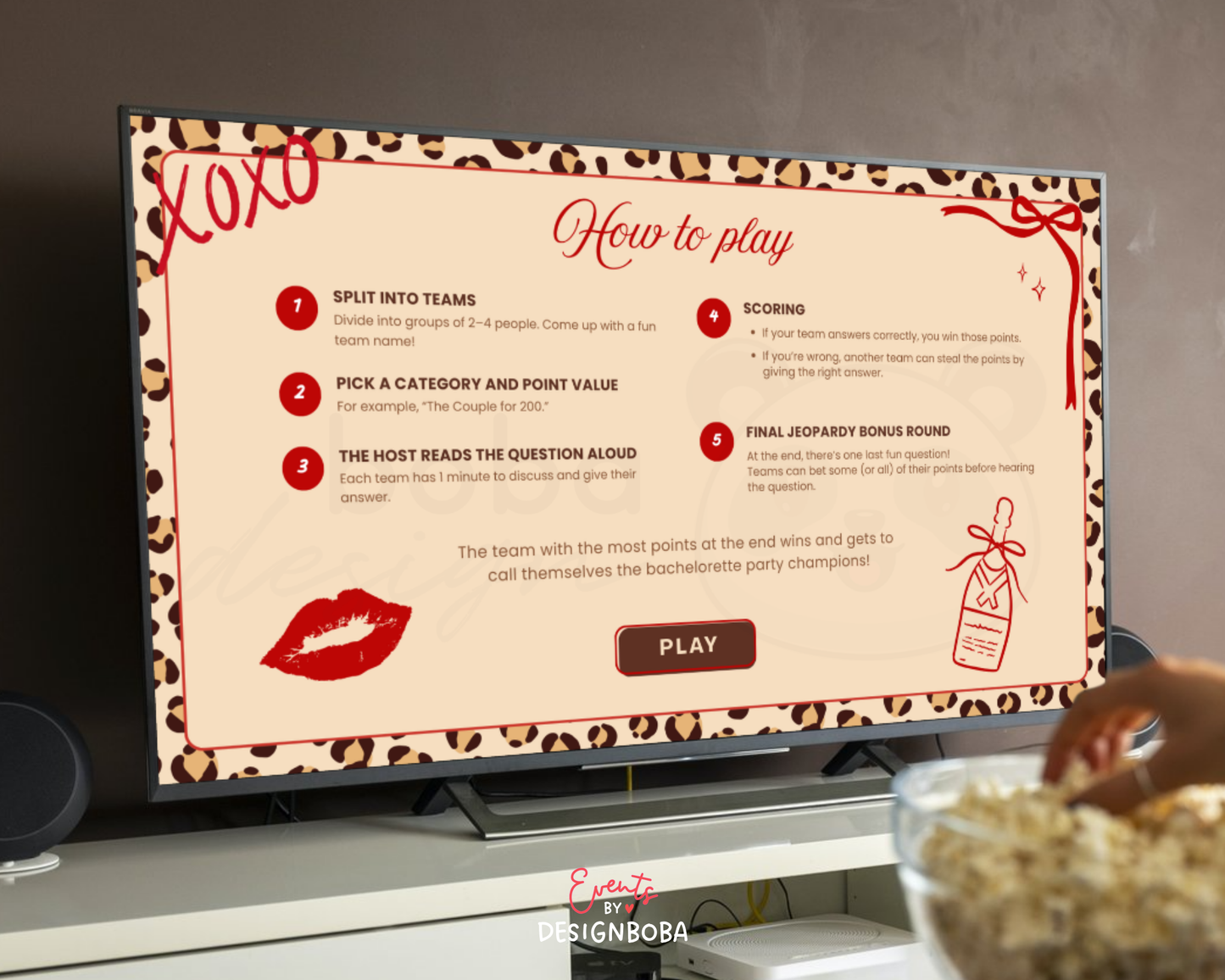 Wife of The Party - Bachelorette Jeopardy Game