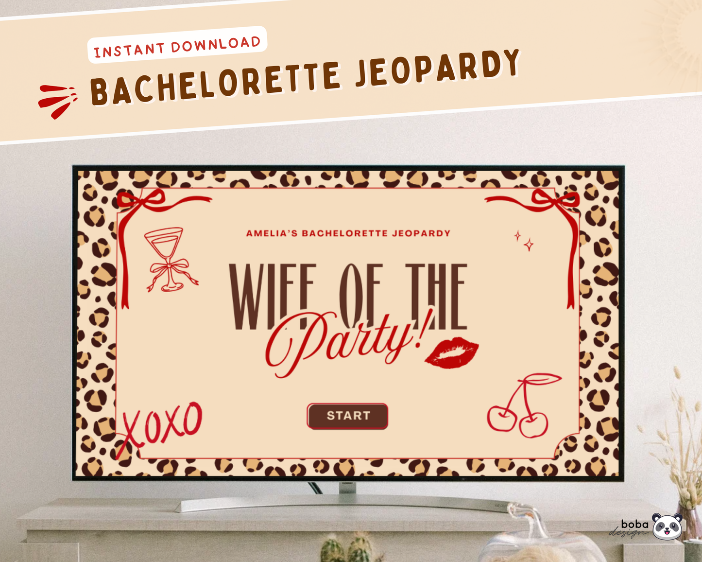 Wife of The Party - Bachelorette Jeopardy Game