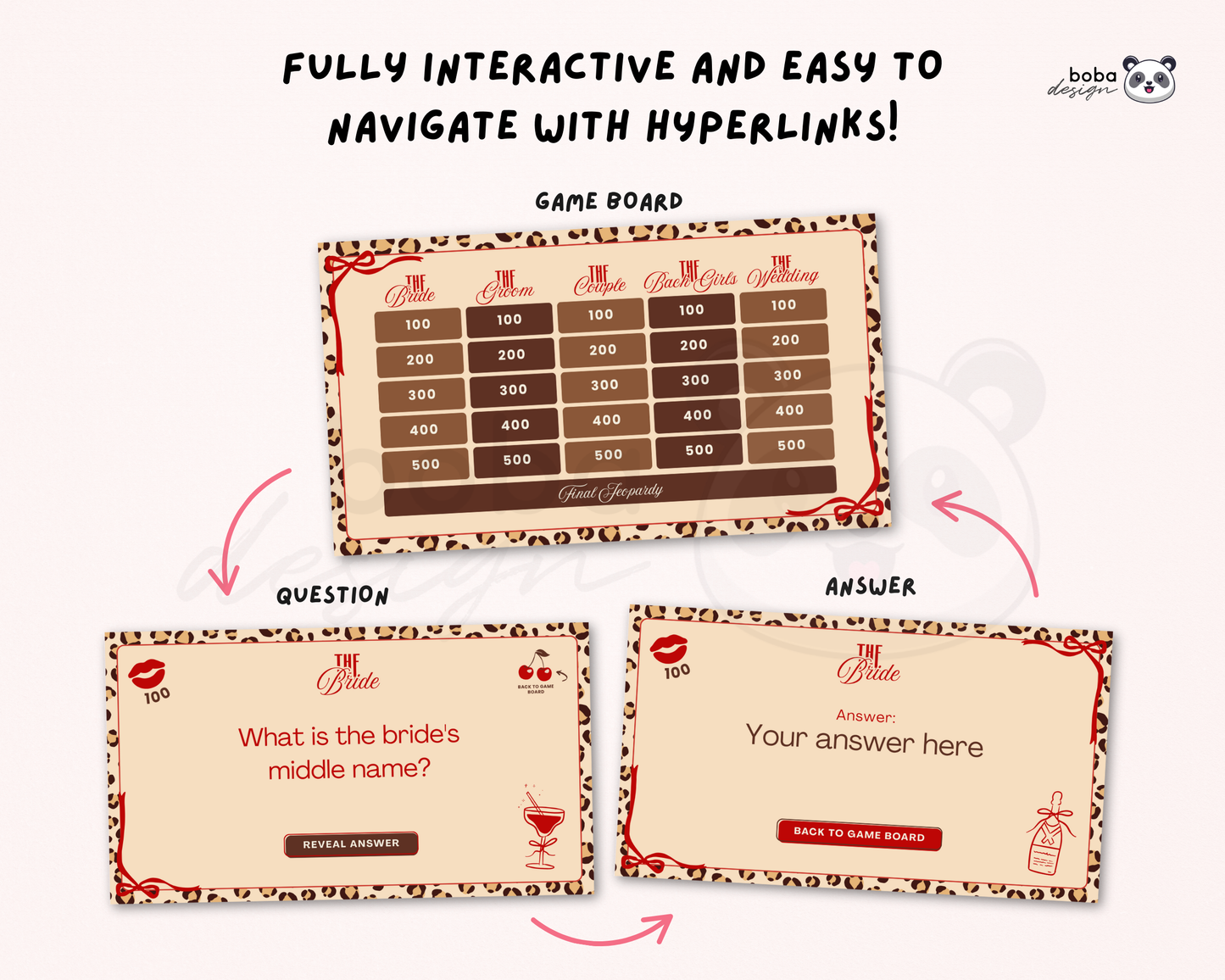 Wife of The Party - Bachelorette Jeopardy Game