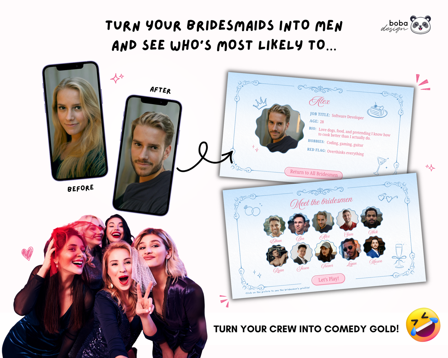 Princess Gender Swap Most Likely To Bachelorette Game