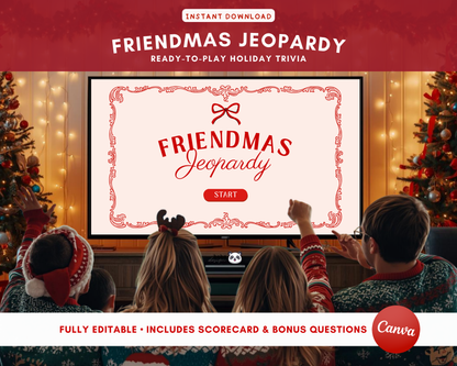 Friendmas Game - Jeopardy Holiday Trivia