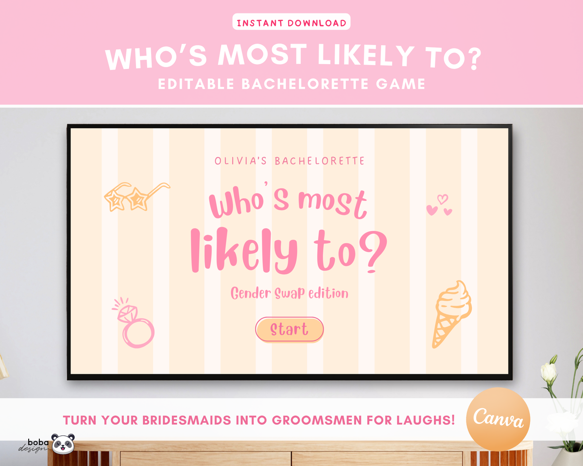 She's Been Scooped Up Gender Swap Most Likely To Bachelorette Game