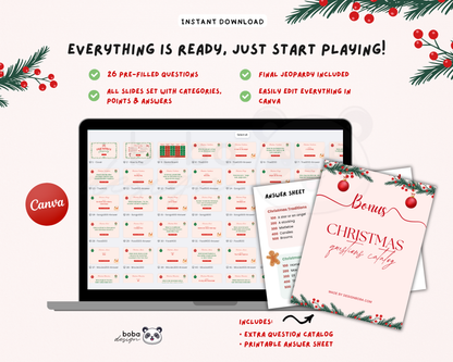 Friendmas Game V2 - Jeopardy Holiday Trivia