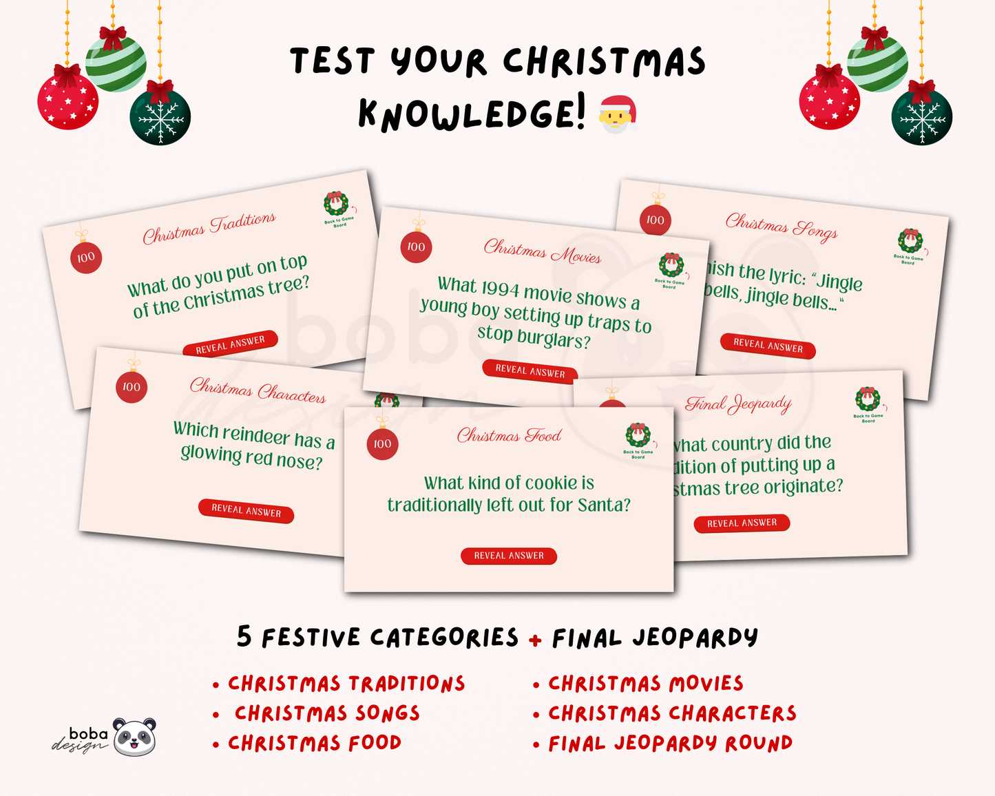 Friendmas Game V2 - Jeopardy Holiday Trivia