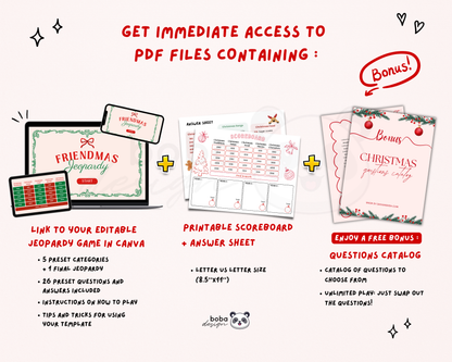 Friendmas Game V2 - Jeopardy Holiday Trivia