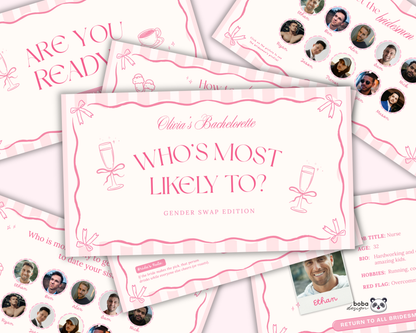 Pink Bows Gender Swap Most Likely To Bachelorette Game