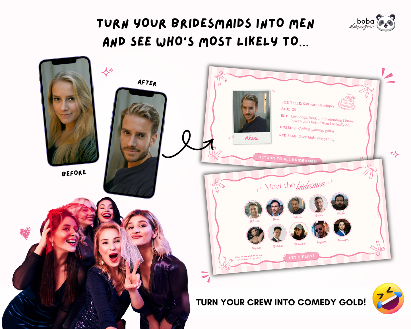 Pink Bows Gender Swap Most Likely To Bachelorette Game