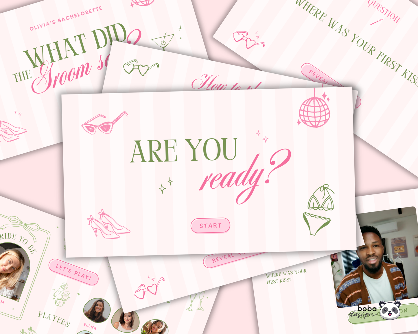 Bikinis and Martinis - What Did the Groom Say Game