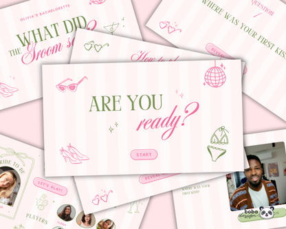 Bikinis and Martinis - What Did the Groom Say Game