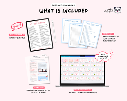 Pink What Did the Groom Say – Bachelorette Game (Editable Canva Template)