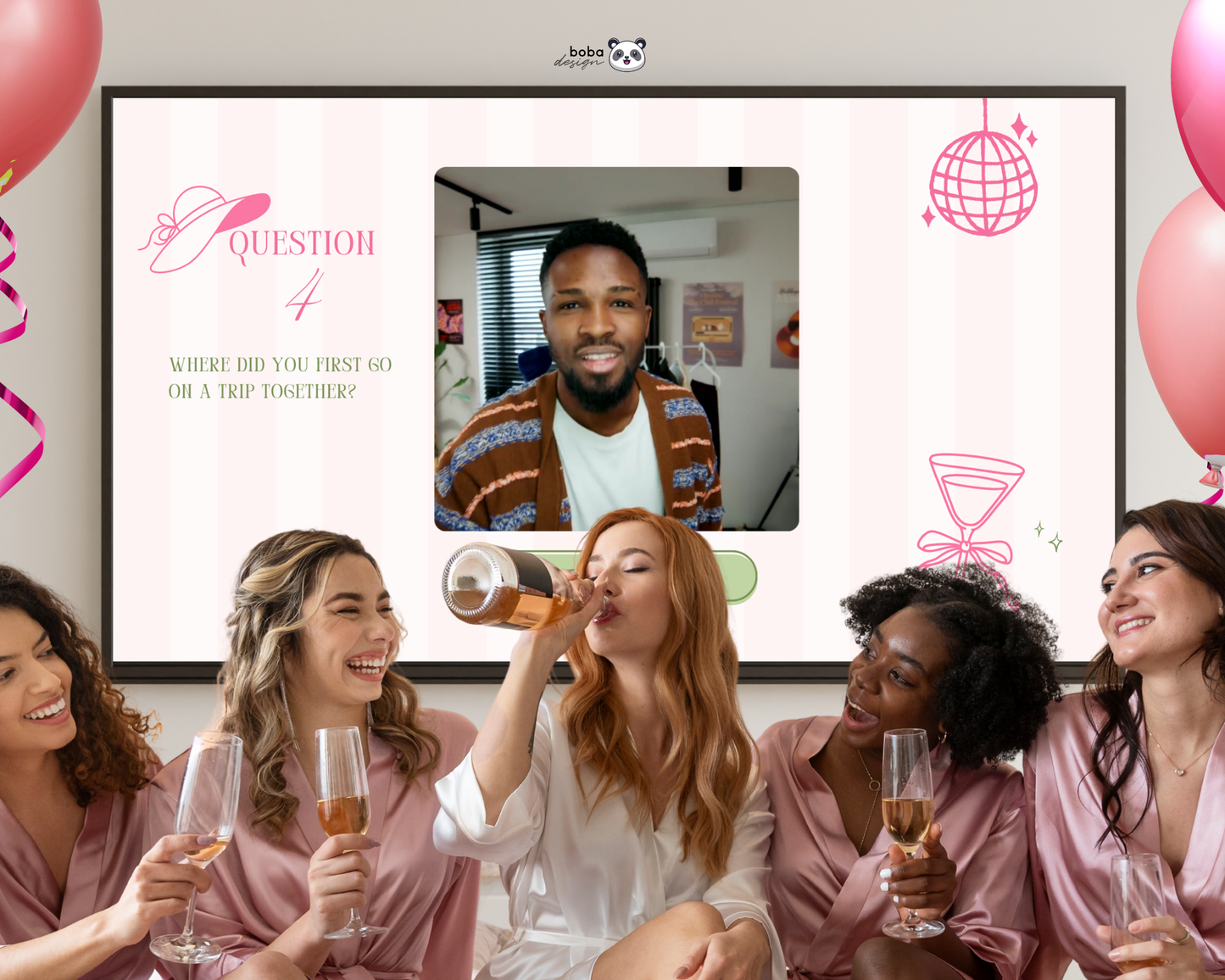 Bikinis and Martinis - What Did the Groom Say Game