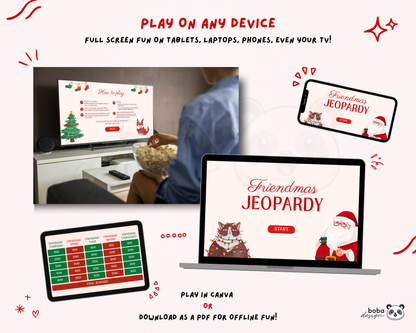Friendmas Game V3 - Jeopardy Holiday Trivia