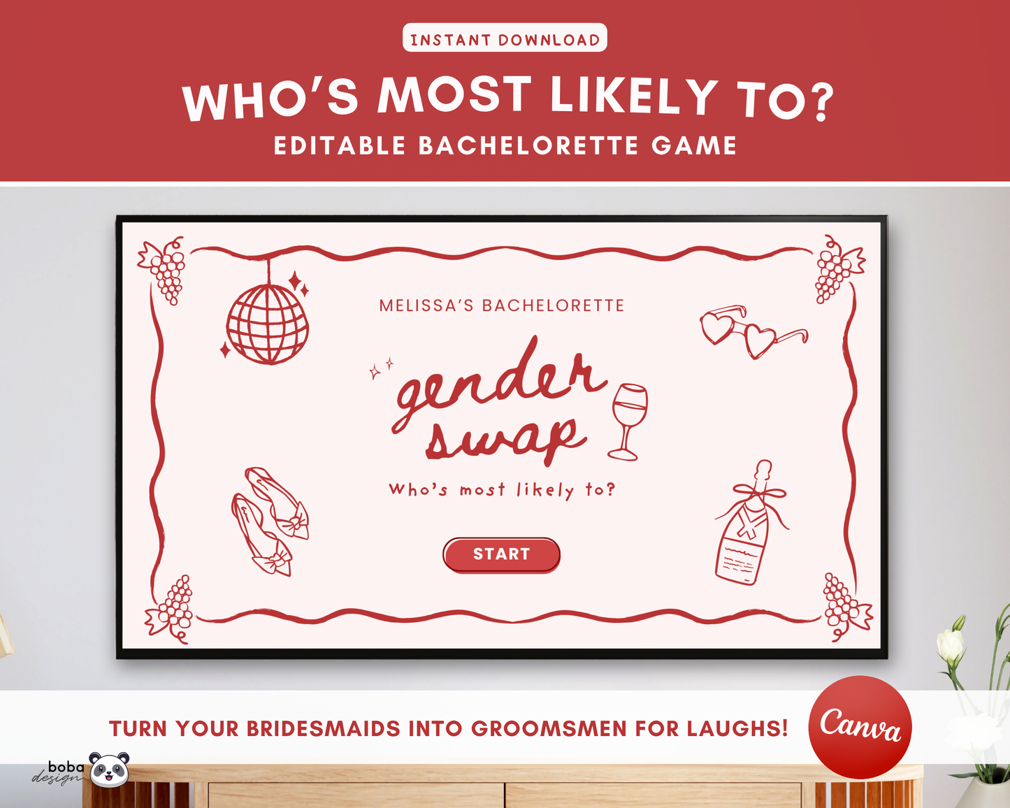 Vino before Vows Gender Swap Bachelorette Game