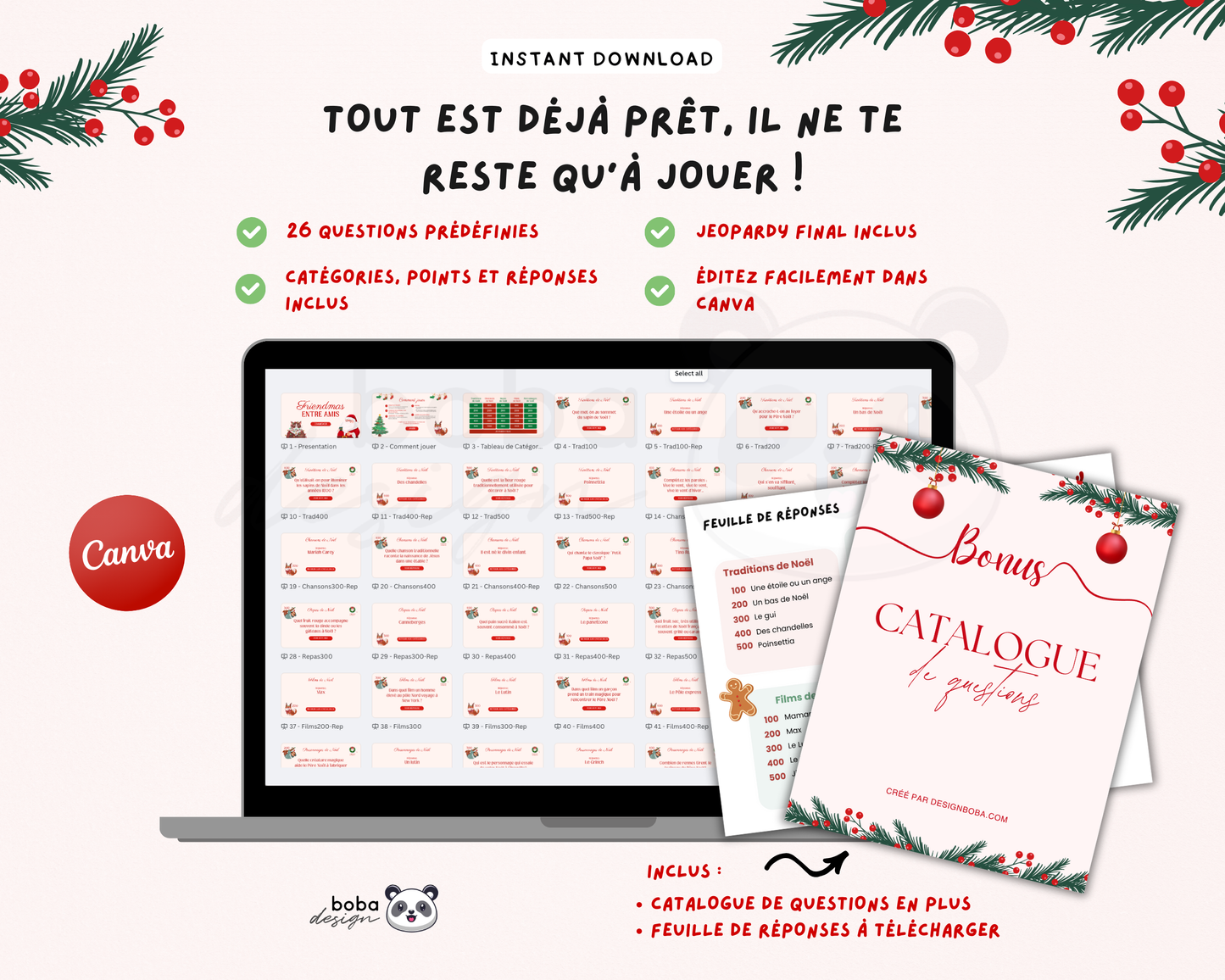 Friendmas entre Amis – Jeu de Noël en français