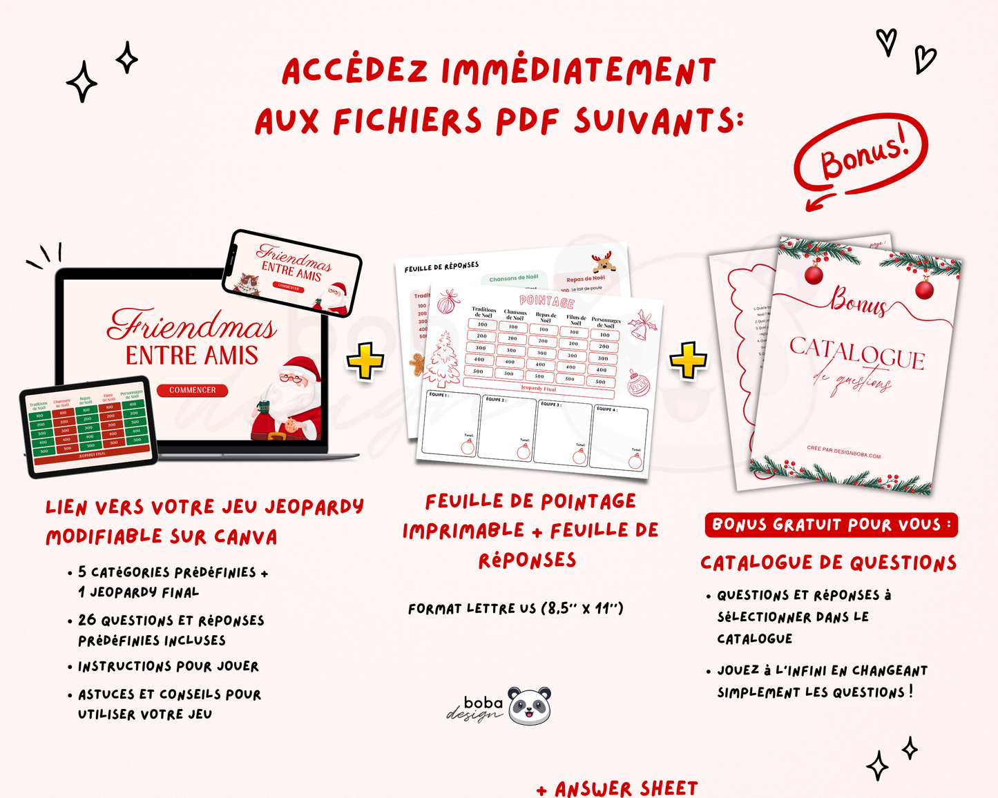 Friendmas entre Amis – Jeu de Noël en français