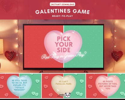Galentines Game - Red Flag or Green Flag?