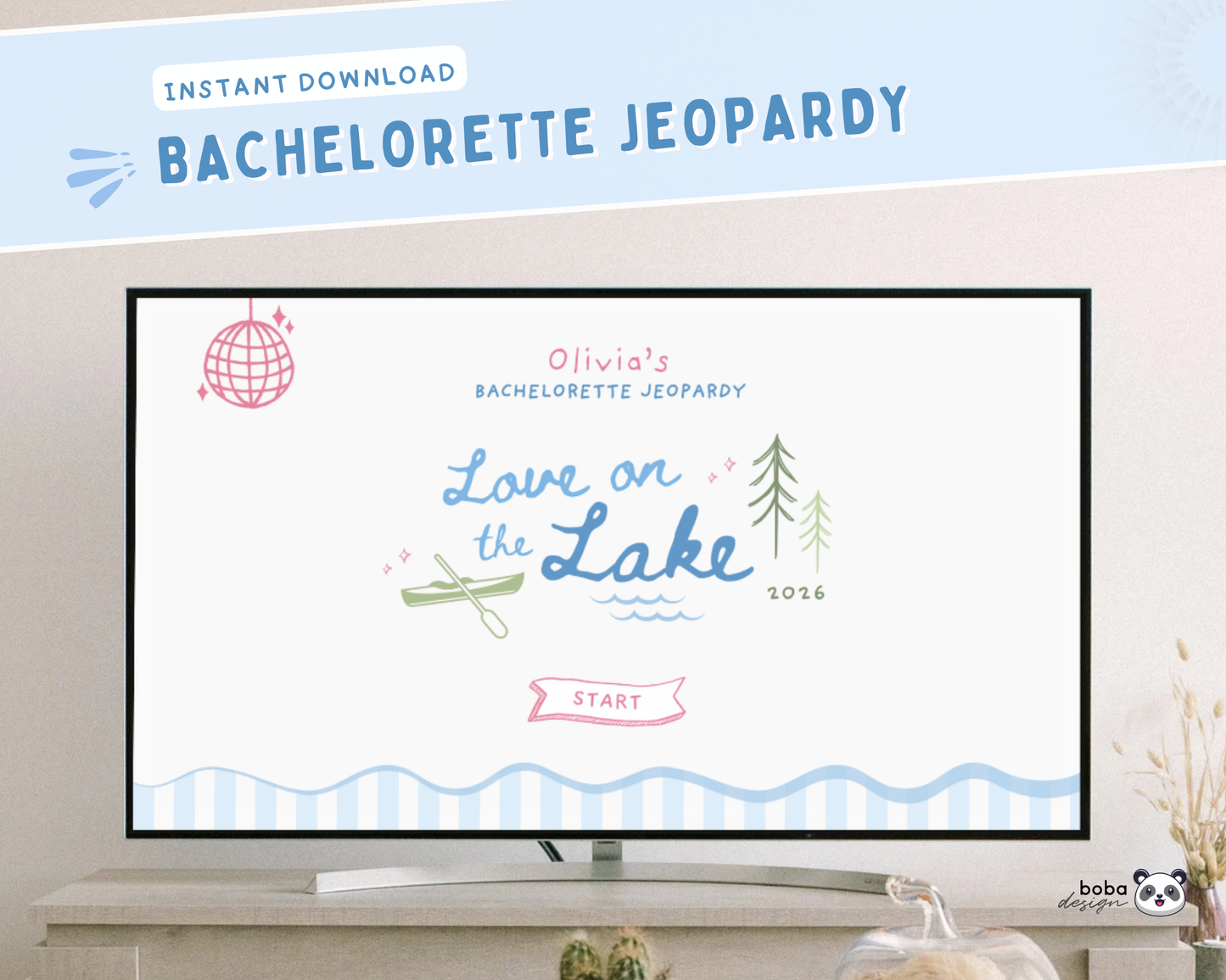 Love On The Lake Bachelorette Jeopardy Game