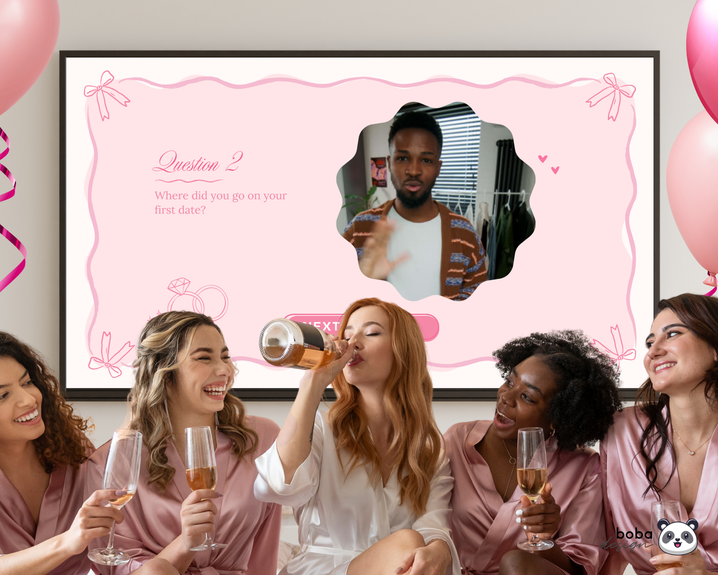Pink PJs and Prosecco What Did the Groom Say Game