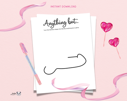 Draw Anything But a Penis - Funny Bachelorette Game