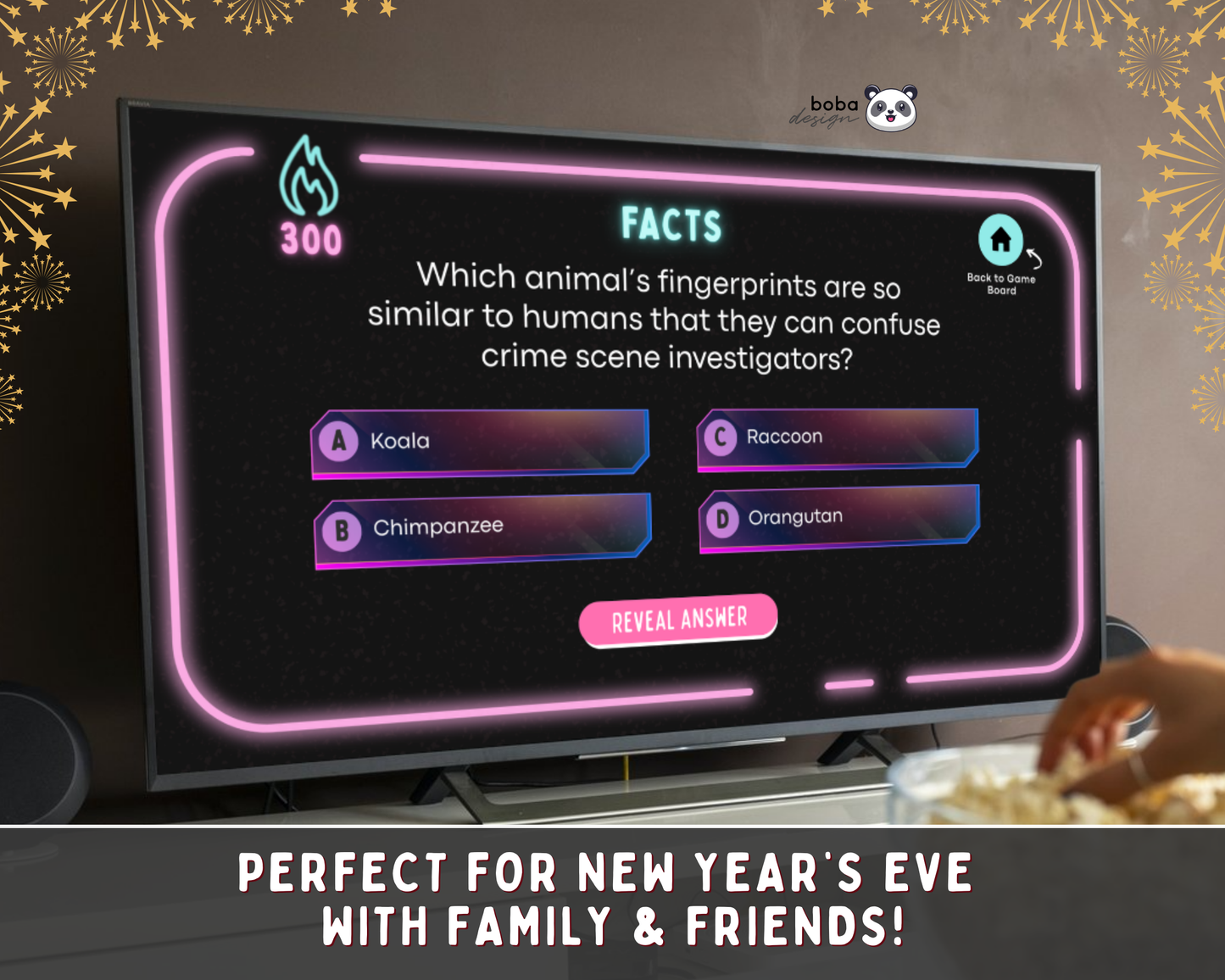 Weird but True Trivia Game - New Year’s Eve Jeopardy Game