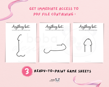 Draw Anything But a Penis - Funny Bachelorette Game