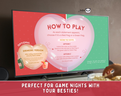Galentines Game - Red Flag or Green Flag?