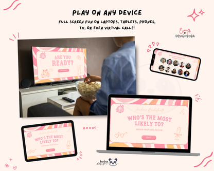 Retro Gender Swap Bachelorette Game – Bridesmaids to Bridesmen