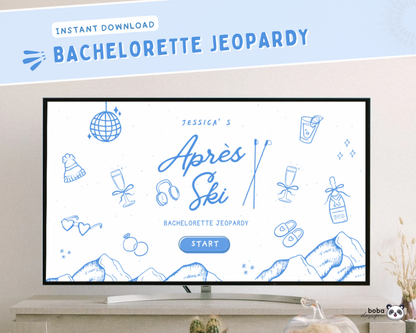 Apres Ski Bachelorette Jeopardy Game