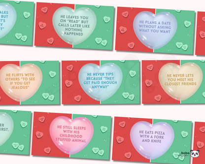 Galentines Game - Red Flag or Green Flag?