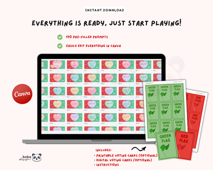 Galentines Game - Red Flag or Green Flag?