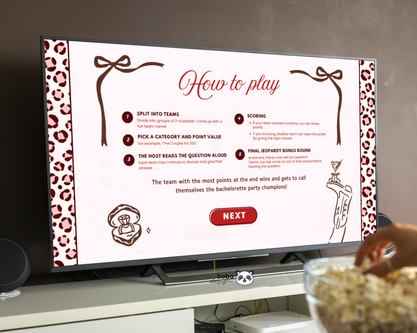 Wild Wild Wife Bachelorette Jeopardy Game - Western Cowgirl Theme